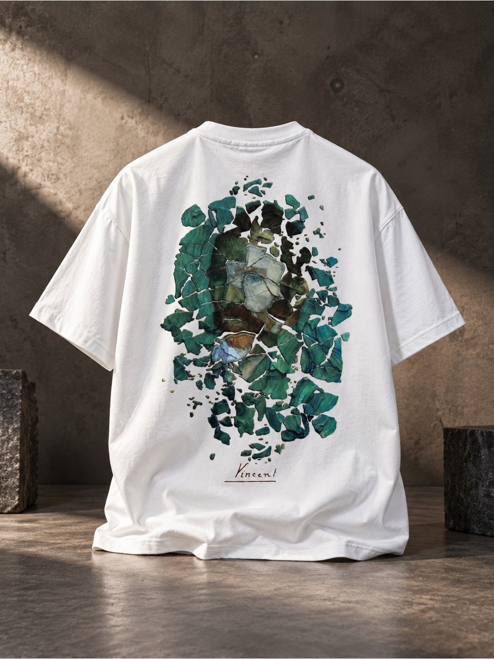 Premium Vincent Abstract Art Tee – 100% Cotton